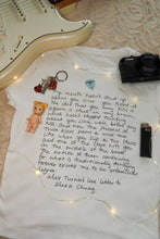 Load image into Gallery viewer, love letter baby tee.