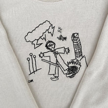 Load image into Gallery viewer, The Drawing Sweater.
